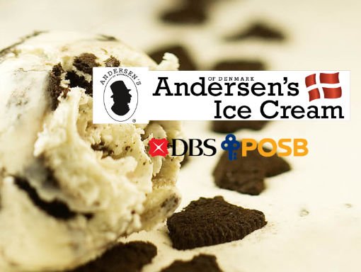 Andersen’s 1 For 1 Ice Cream Scoop on Weekdays with DBS/POSB cards Till 31 July 2019