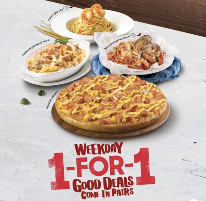 Pizza Hut Singapore 1 For 1