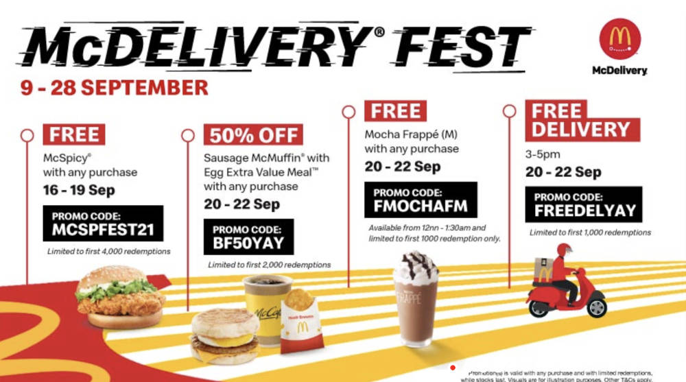 Promo code mcdelivery 2021