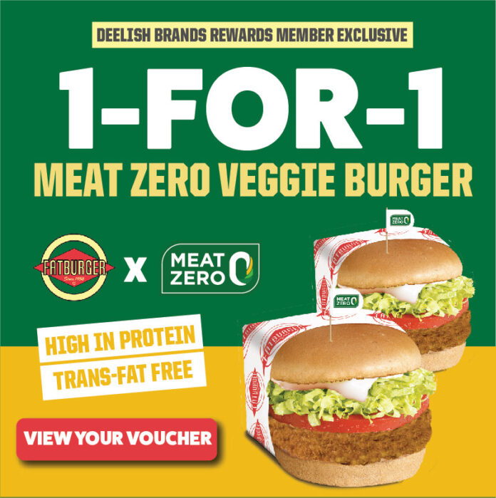 fatburger singapore 1 for 1 meat zero burger promotion