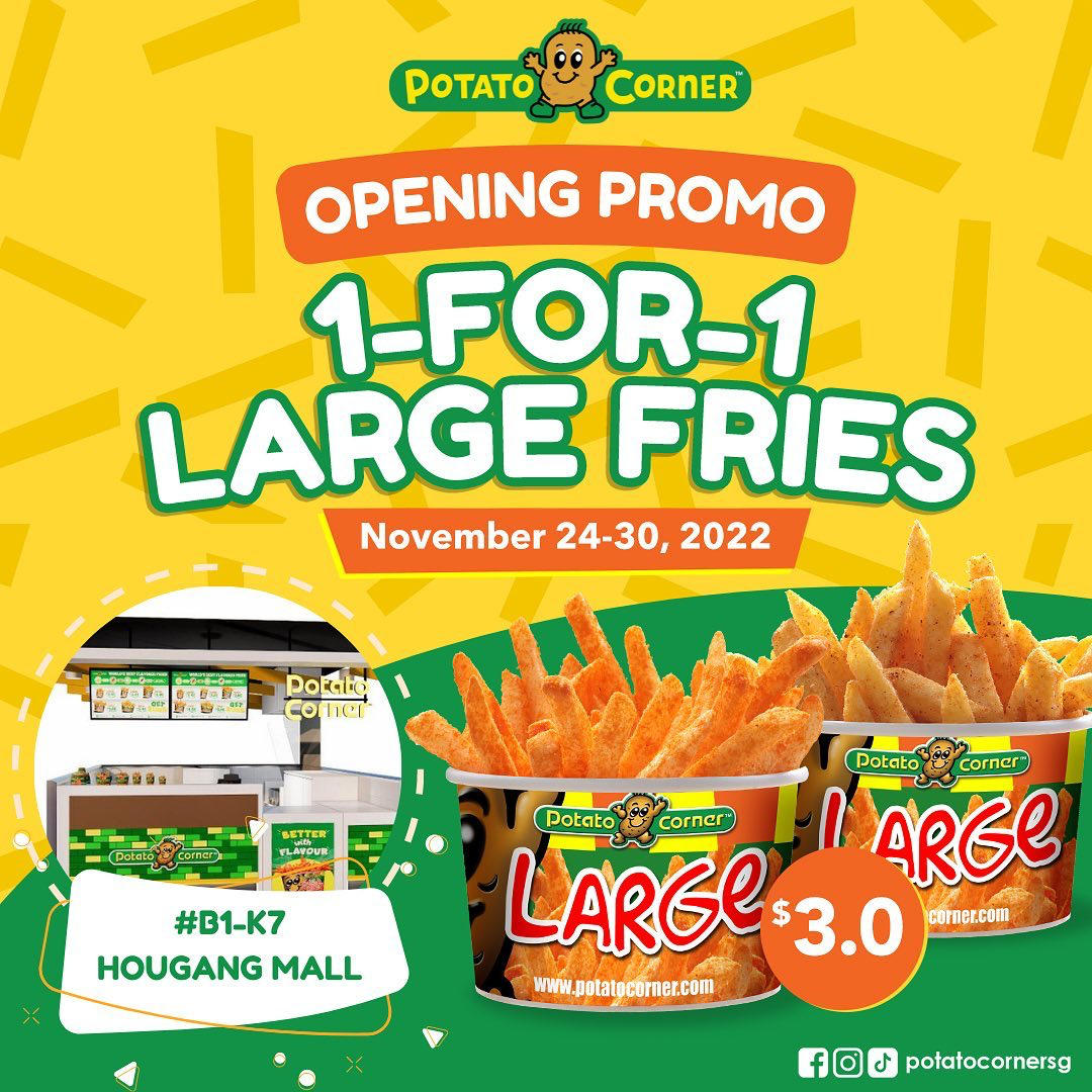 Potato Corner Brings Addictively Good Flavoured Fries To Orchard Road ...