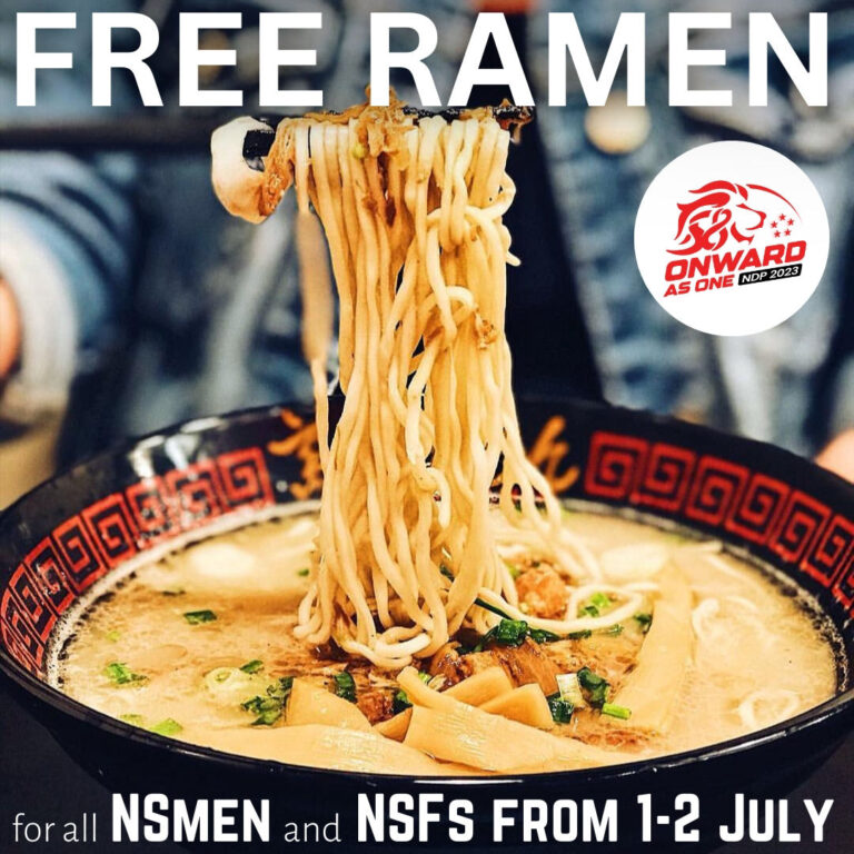 Takagi Ramen free ramen for nsmen and nsf