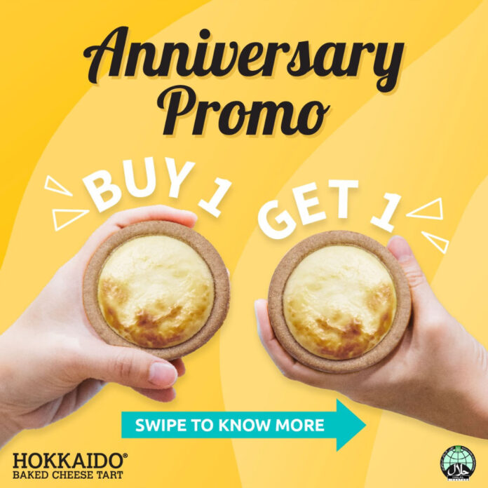 hokkaido baked cheese tart 1 for 1 promotion sep 2023